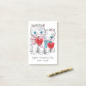  Kittens aangepaste tekst Post-it notities Post-it® Notes (Op bureau)