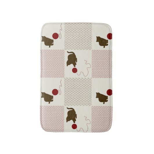 Kittens Achtergronden Badmat (Voorkant Verticaal)