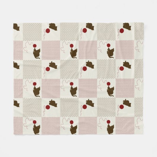 Kittens Achtergronden Fleece Deken (Voorkant (Horizontaal))