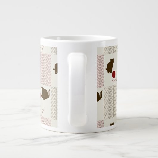 Kittens Achtergronden Grote Koffiekop (Achterkant)