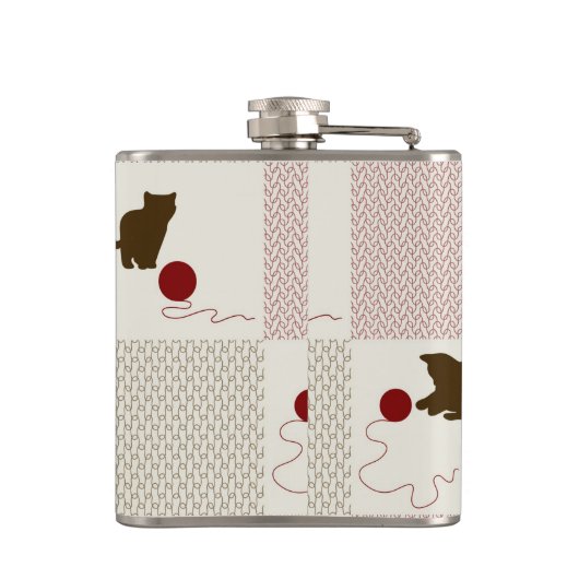 Kittens Achtergronden Heupfles (Achterkant)