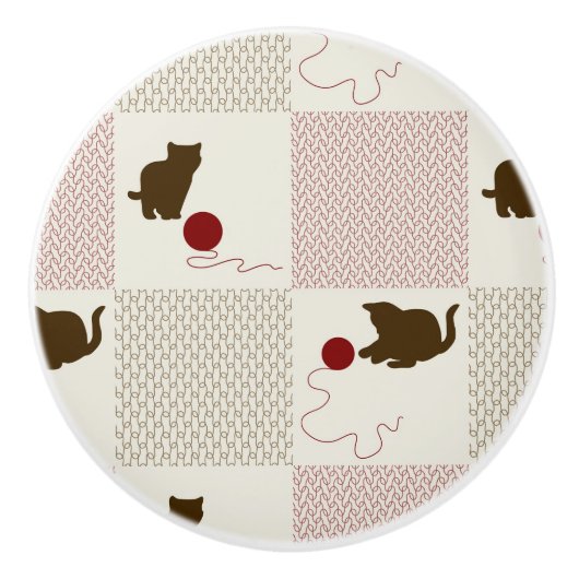 Kittens Achtergronden Keramische Knop (Voorkant)