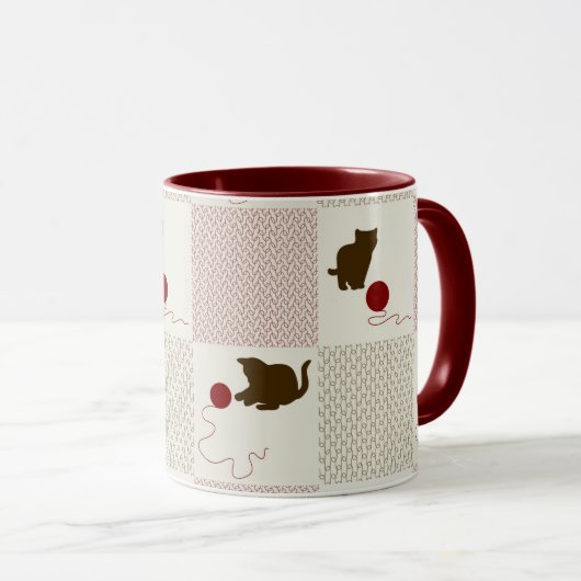 Kittens Achtergronden Mok (Voorkant rechts)