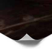 Kittens aftappen in de tuinsteenolie poster (Hoek)