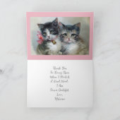  Kittens Art 2, Jouw tekst Bedankkaart (Binnen)