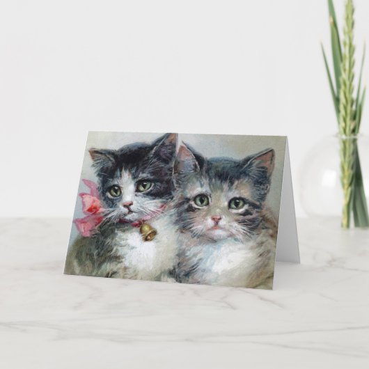  Kittens Art 2, Jouw tekst Bedankkaart (Voorkant)