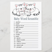 Kittens Baby word scramble game (Voorkant)