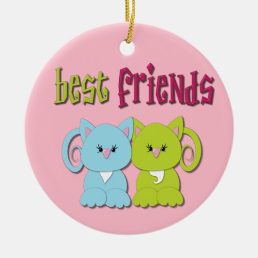 Kittens Beste Vrienden Ornament (Voorkant)