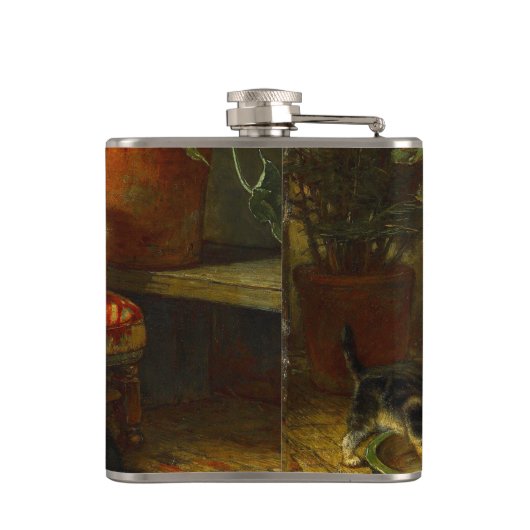 Kittens bij Play Heupfles (Achterkant)