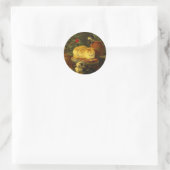 Kittens bij Play Ronde Sticker (Tas)