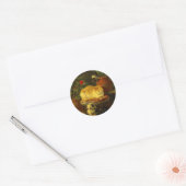 Kittens bij Play Ronde Sticker (Envelop)