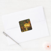 Kittens bij Play Vierkante Sticker (Envelop)