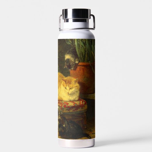 Kittens bij Play Waterfles (Achterkant)