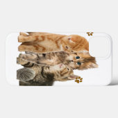 Kittens bij spelproducten Case-Mate iPhone case (Achterkant (horizontaal))