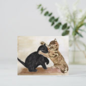 Kittens Briefkaart (Staand voorkant)