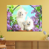 Kittens Canvas Afdruk (Insitu (Woonkamer))