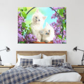 Kittens Canvas Afdruk (Insitu (Slaapkamer))