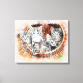 Kittens Canvas Afdruk (Voorkant)