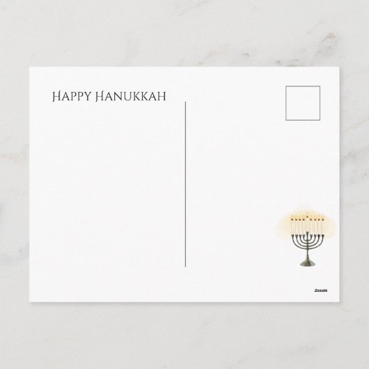 Kittens Chanoeka Briefkaart (Achterkant)