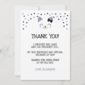 Kittens Dankkaart Kaart (Voorkant)