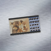 Kittens die afbeelding origineel opnieuw voorstell magnetisch visitekaartje (Voorbeeld)