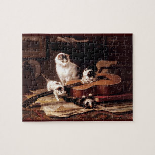 Kittens die gitaar spelen legpuzzel