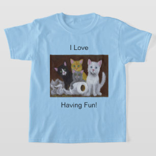 Kittens Die Plezier Hebben T-Shirt