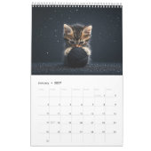 Kittens die spelen met Ball of Wool Kalender (Jan 2027)