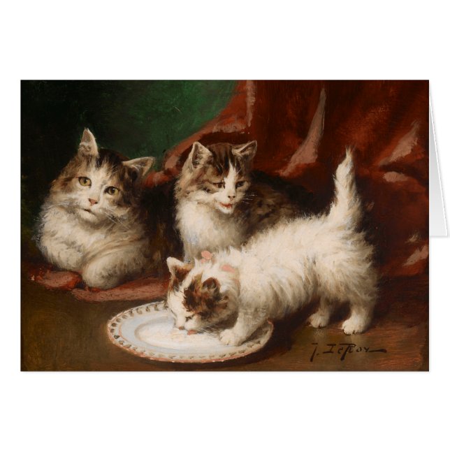  Kittens door Jules Gustave LeRoy (Voorkant Horizontaal)