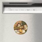 Kittens en Chicks Paasgroet Magneet (Insitu (Vaatwasser))