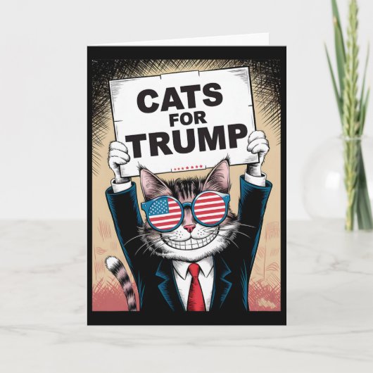 Kittens En Eenden Voor Trump Vance 2024 Katten Voo Kaart (Voorkant)