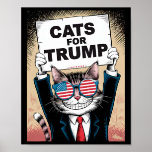 Kittens En Eenden Voor Trump Vance Katten Voor Tru Poster