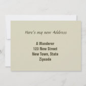 Kittens en Kikker I Bewegde Verandering van Adres Kaart (Achterkant)