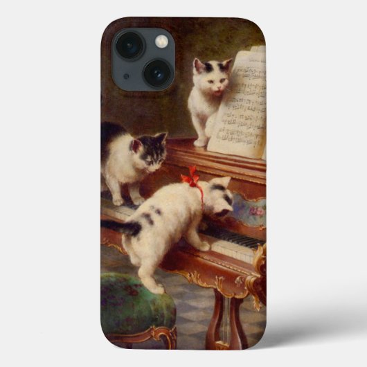 Kittens en Piano Case-Mate iPhone Case (Achterkant)