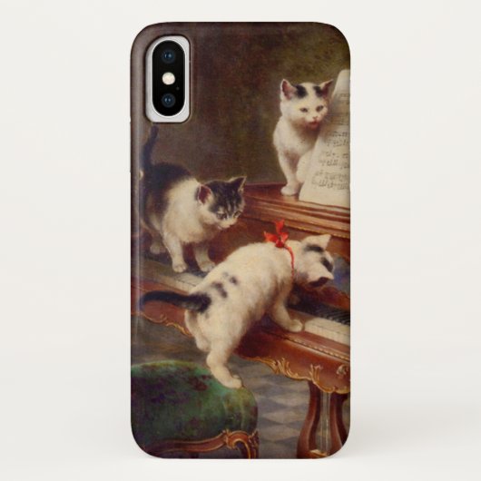 Kittens en Piano Case-Mate iPhone Case (Achterkant)