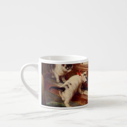 Kittens en Piano Espresso Kop (Links)