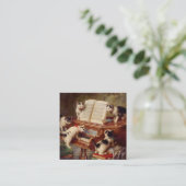 Kittens en Piano Informatiekaartje (Staand voorkant)