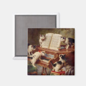 Kittens en Piano Magneet (Voorkant / Achterkant)