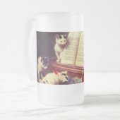 Kittens en Piano Matglas Bierpul (Voorkant links)