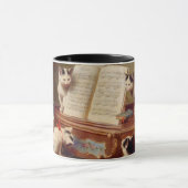 Kittens en Piano Mok (Midden)