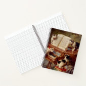 Kittens en Piano Notitieboek (Binnen)