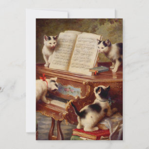 Kittens en Piano Save The Date
