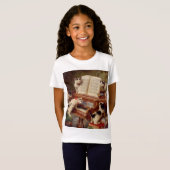 Kittens en Piano T-shirt (Voorkant volledig)