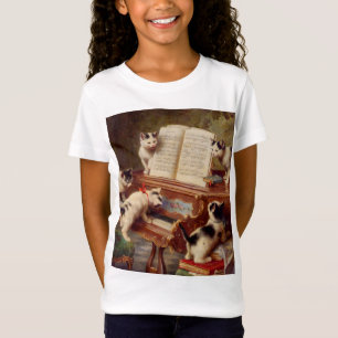 Kittens en Piano T-shirt