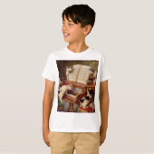 Kittens en Piano T-shirt (Voorkant volledig)