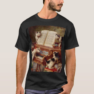 Kittens en Piano T-shirt