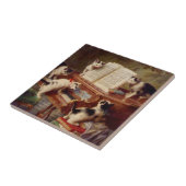 Kittens en Piano Tegeltje (Zijkant)