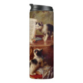 Kittens en Piano Thermosbeker (Geroteerd rechts)