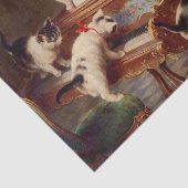 Kittens en Piano Tissuepapier (Detail)