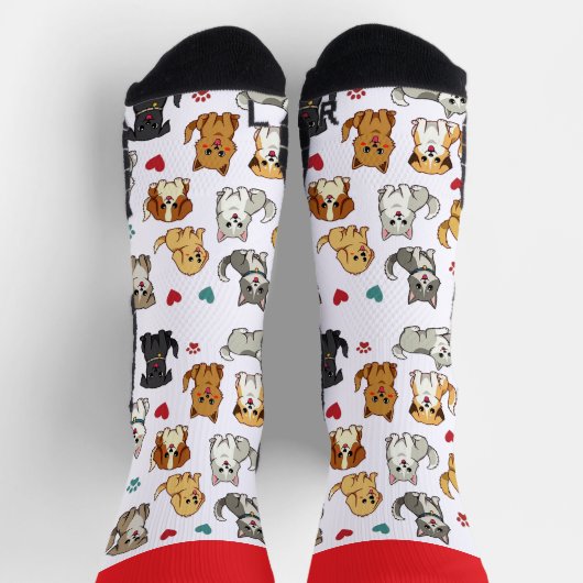 Kittens en Puppies Bemanningssokken Sokken (Top)